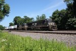 NS 8079 and 1030 lead an eastbound intermodal